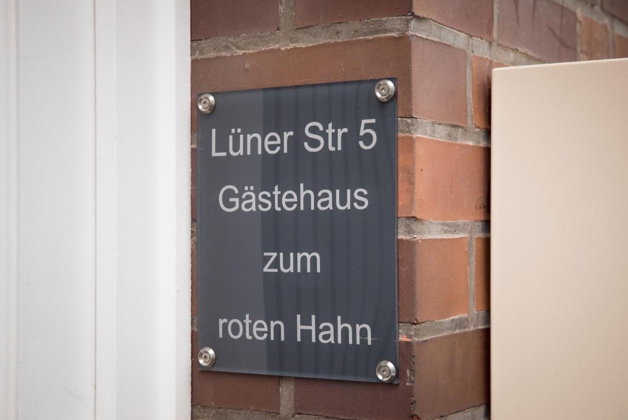 Gaestehaus Zum Roten Hahn Lüneburg Exterior foto